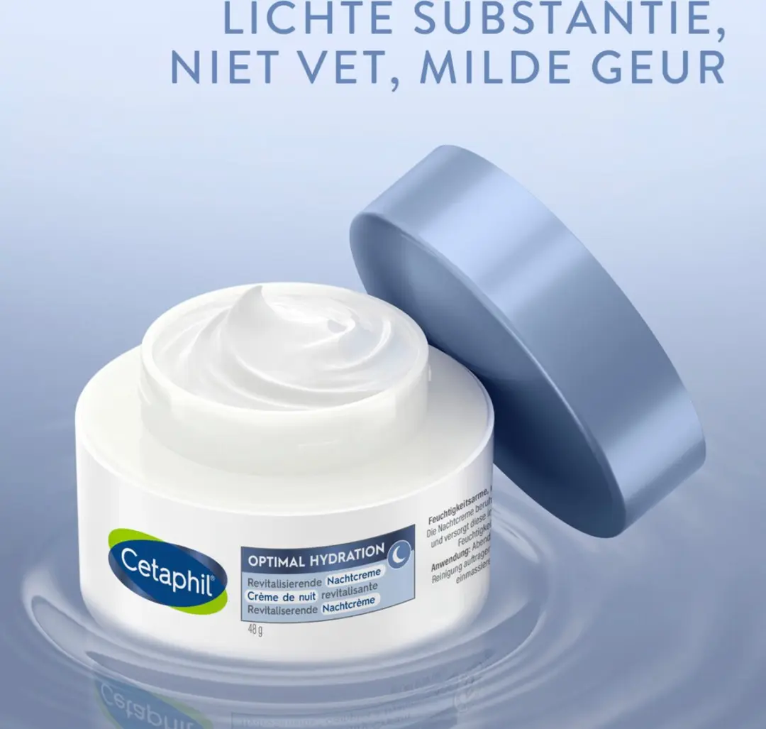 Cetaphil Optimal Hydration Nachtcrème - 4x48g