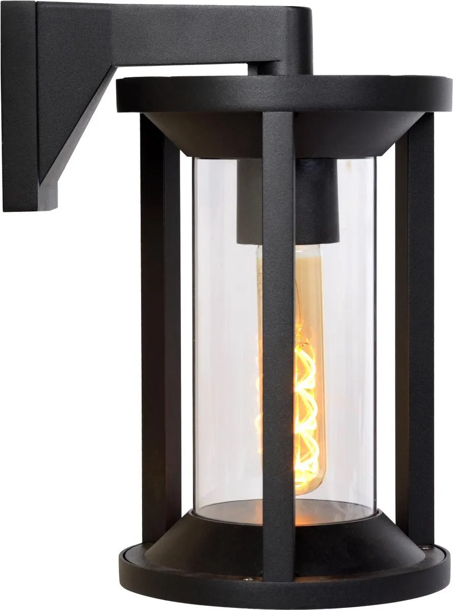 Lucide Cadix Wandlamp E27 IP65 - Zwart