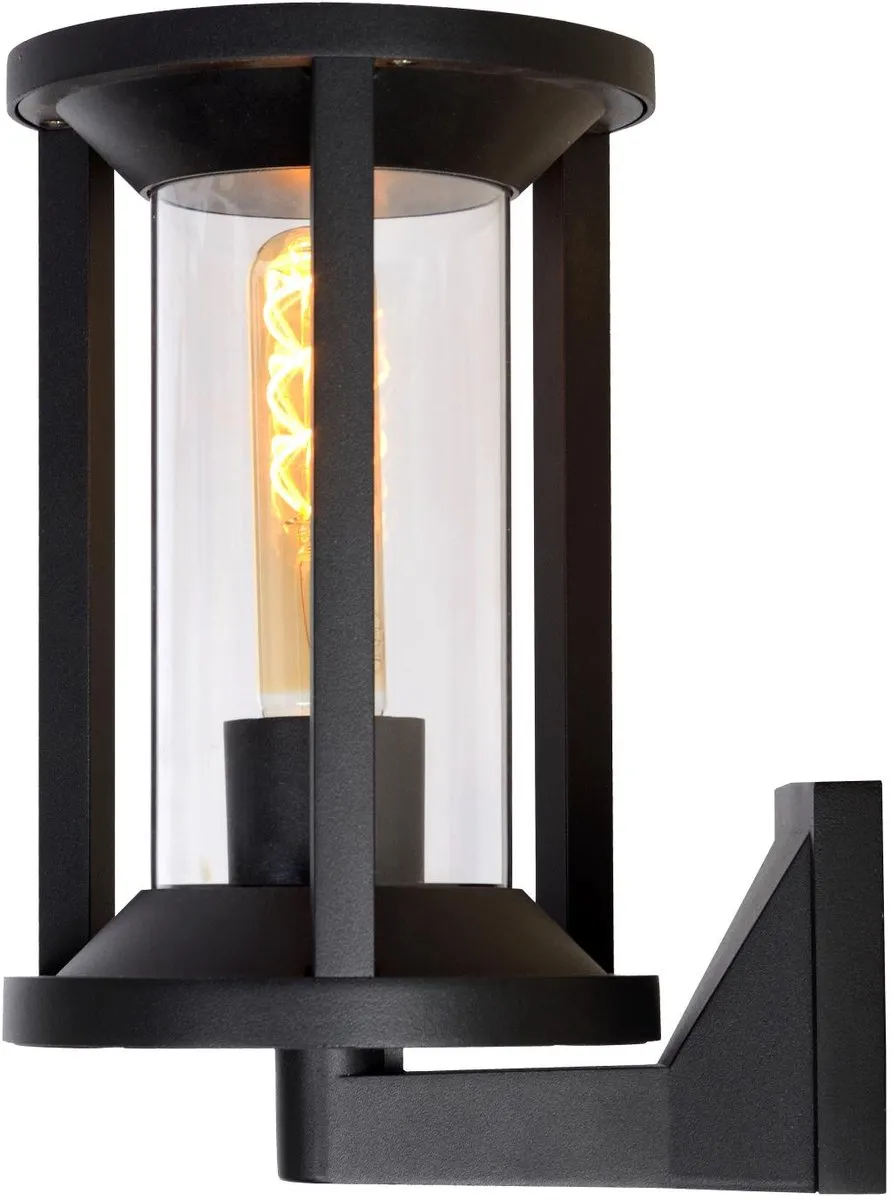 Lucide Cadix Wandlamp E27 IP65 - Zwart
