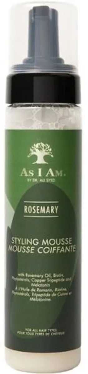 As I Am Rosemary Styling Mousse 237ml