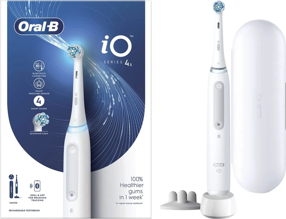Oral-B 4S Elektrische Tandenborstel - 5 Snelheden - Wit