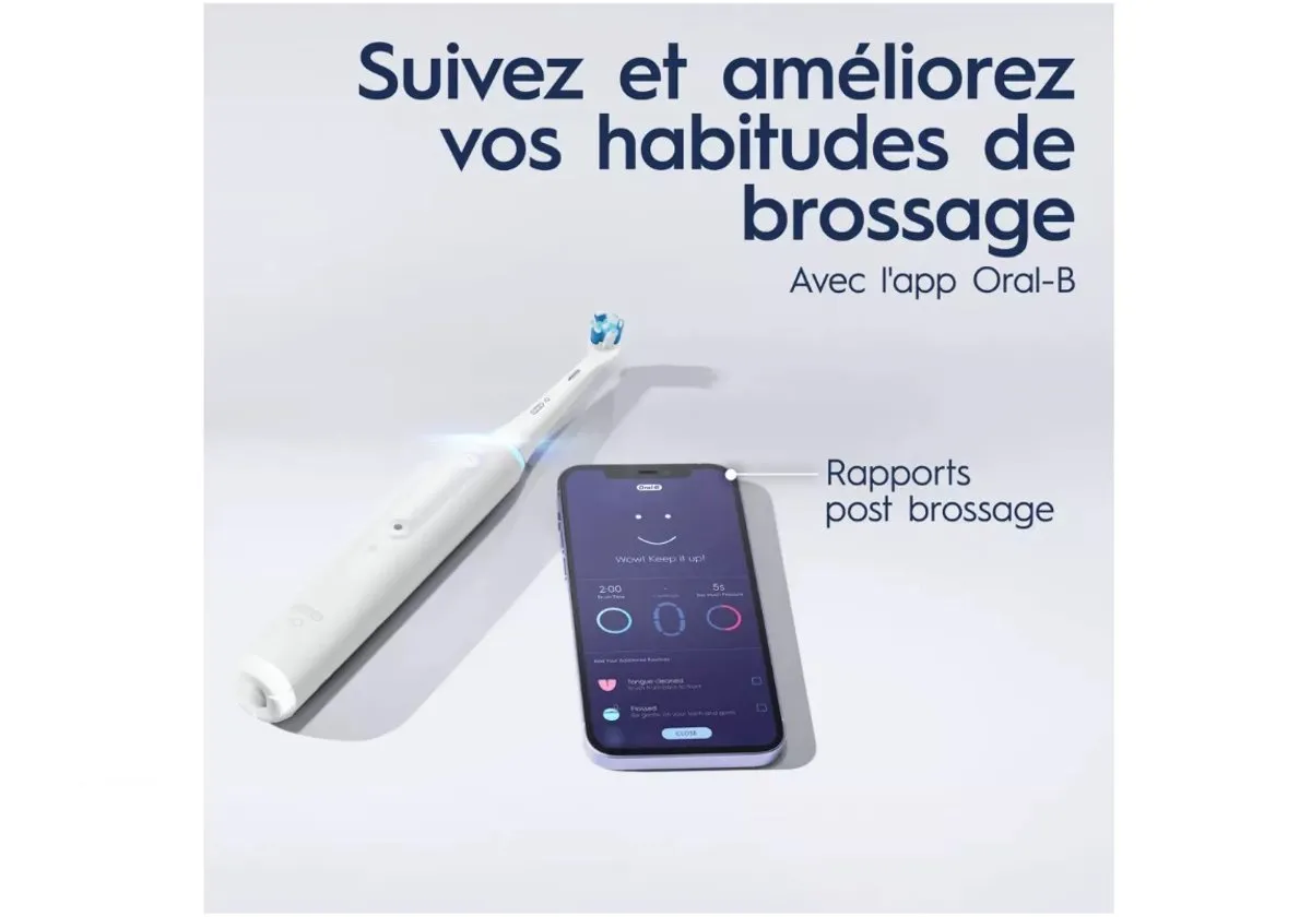Oral-B 4S Elektrische Tandenborstel - 5 Snelheden - Wit - afbeelding 6 van 6