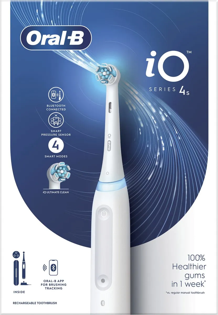Oral-B 4S Elektrische Tandenborstel - 5 Snelheden - Wit