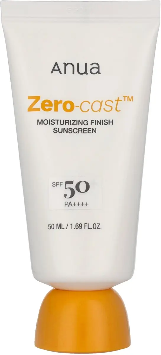 Anua Zero-Cast Moisturising Finish Sunscreen 50ml