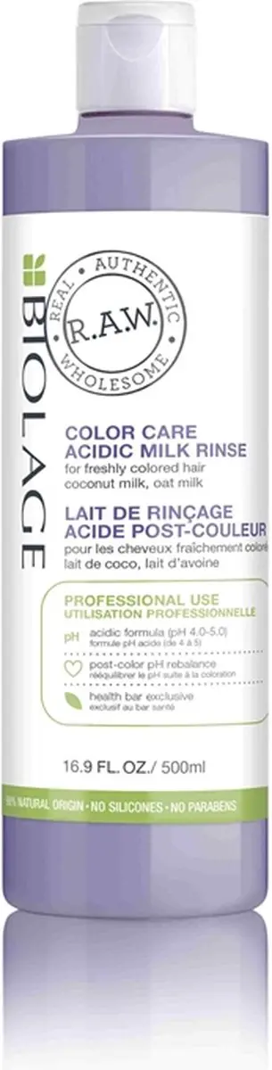 Biolage R.A.W. Acidic Milk Rinse 500ml