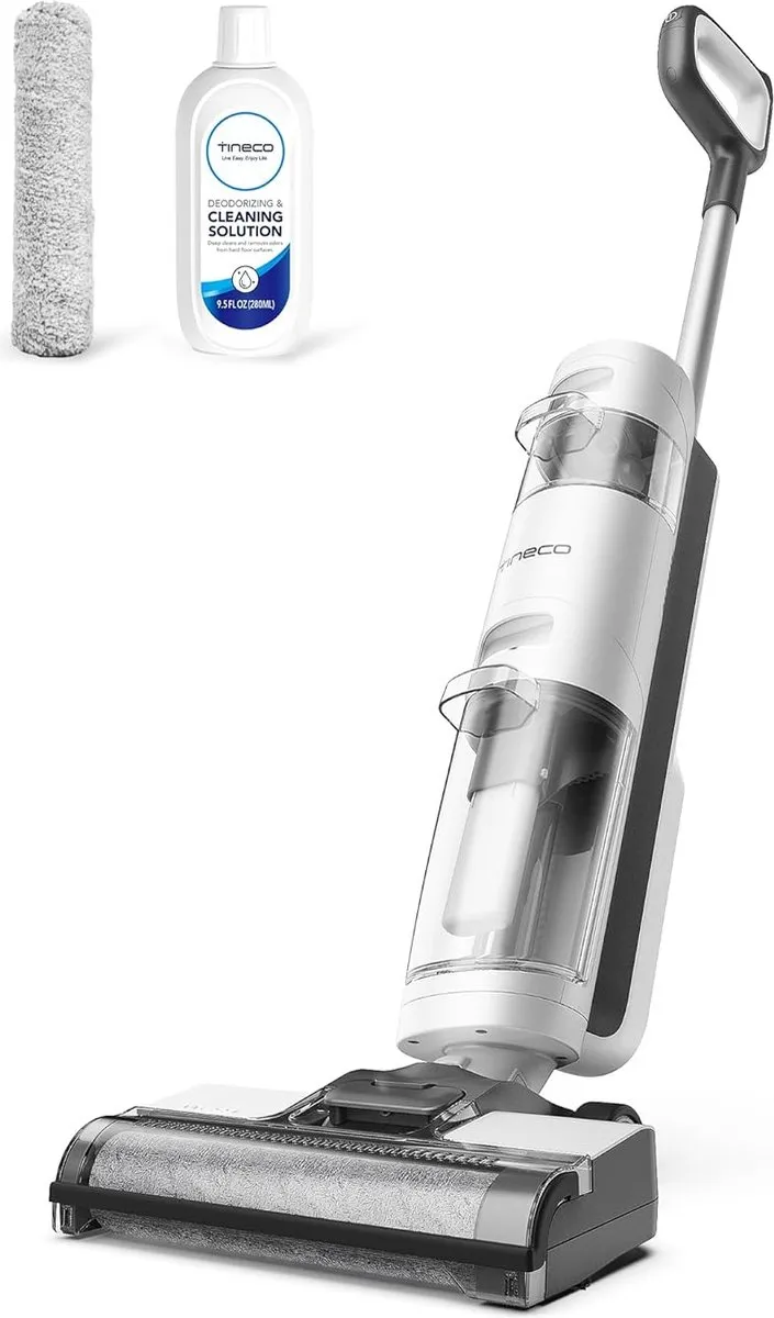 Tineco iFloor Breeze FW040100EU Stofzuiger/Dweilmachine - 20 Min - Grijs/Wit - afbeelding 6 van 6