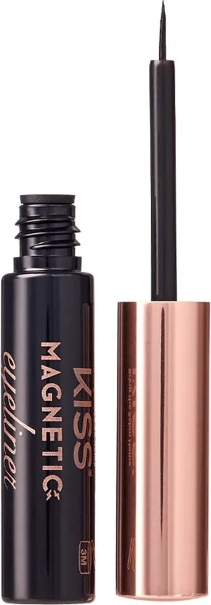 Kiss Wimpers Magnetic Eyeliner Nep Wimpers - Zwart