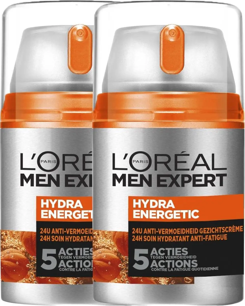 L'Oréal Paris Men Expert Hydraterende Dagcrème 2x50ml
