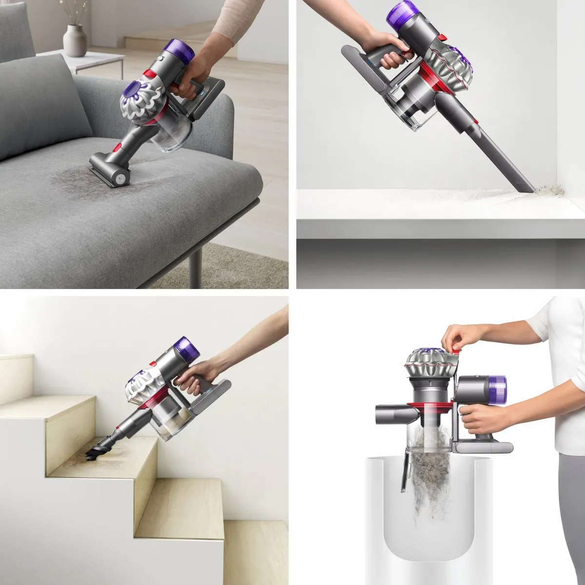 Dyson V8 Kruimelzuiger - Nikkel