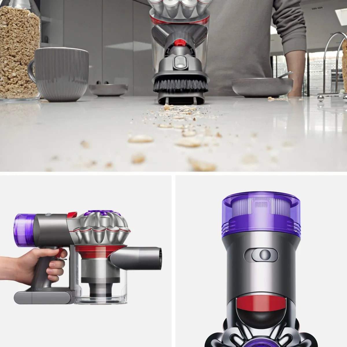 Dyson V8 Kruimelzuiger - Nikkel