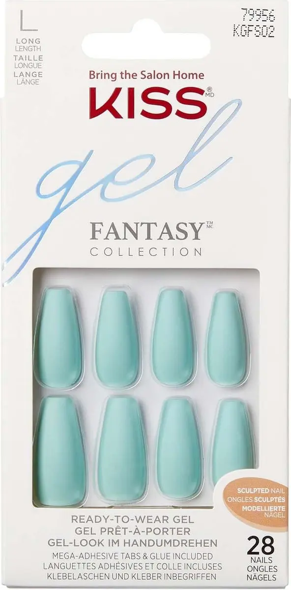 Kiss Gel Fantasy Nails Back It Up
