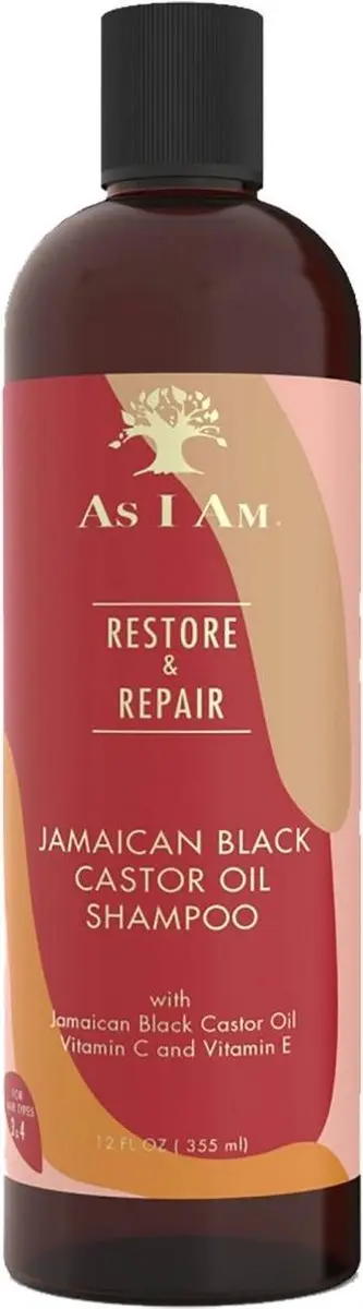 As I Am Jamaican Black Castor Oil Shampoo 355ml
