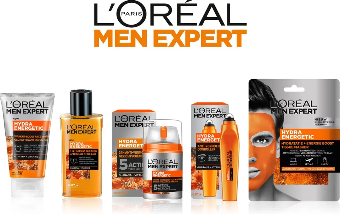 L'Oréal Paris Men Expert Hydra Energetic Gezichtsmasker 32ml