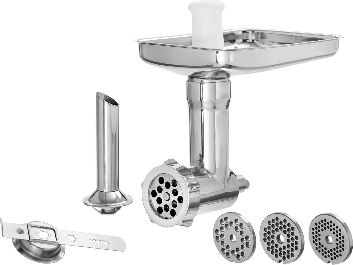 KitchenAid Gehaktmolen-Set Bartscher A150068 - Zilver
