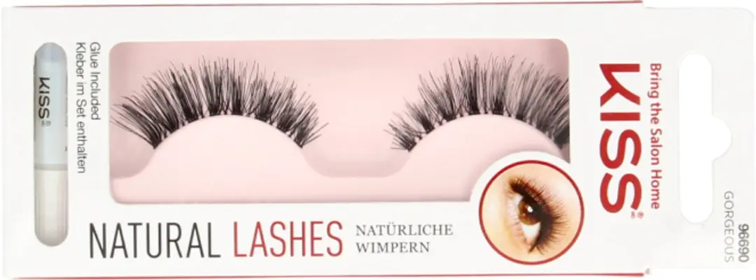 Kiss Kunstwimpers Natural Lashes Gorgeous - 22g