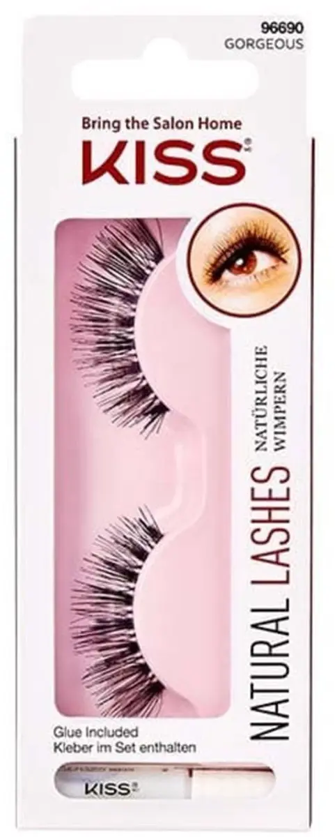Kiss Kunstwimpers Natural Lashes Gorgeous - 22g