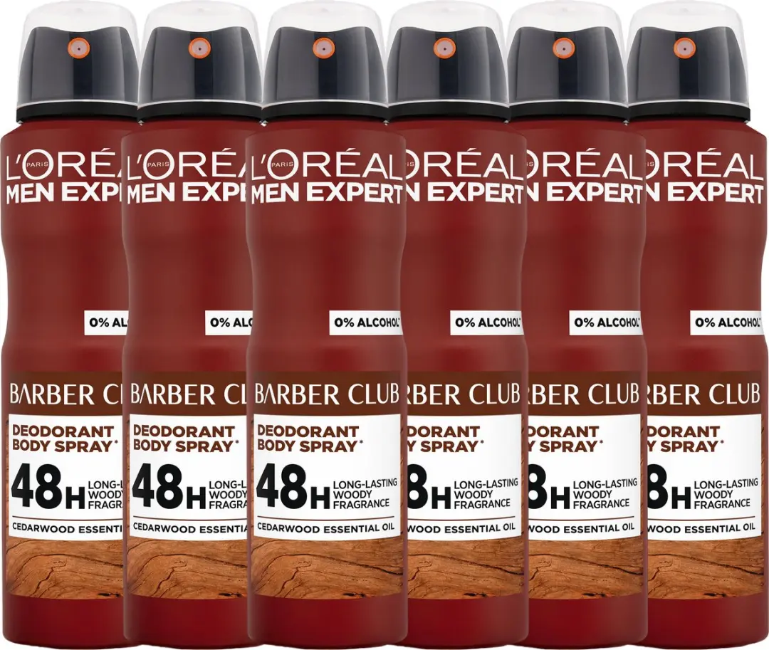 L'Oréal Paris Men Expert Barberclub Deodorant Spray Houtachtig