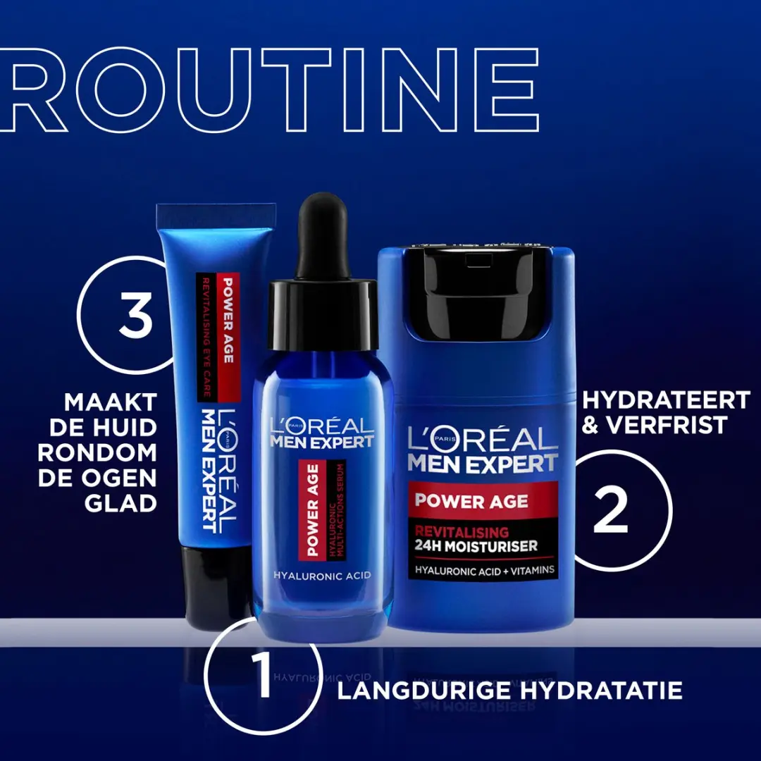L'Oréal Paris Men Expert Power Age Gezichtscrème 300ml - 6x50ml