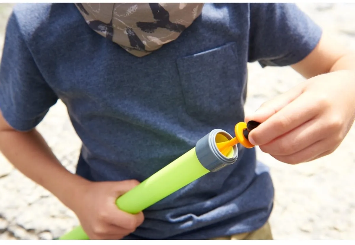 Haba Terra Kids Blaaspijp Pijltjesschieter - 5-delig - afbeelding 6 van 6