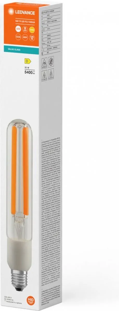 LEDVANCE NAV LED FIL V E27 35W 5400lm