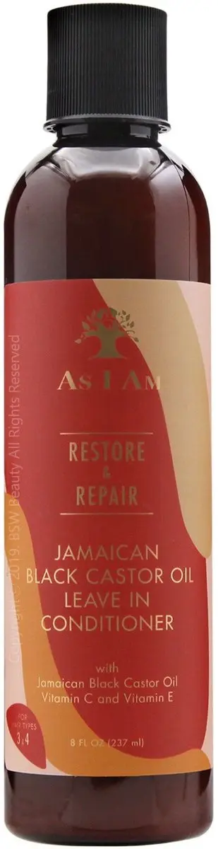 As I Am Conditioner Jamaican Black Castor Oil Leave-In 237ml