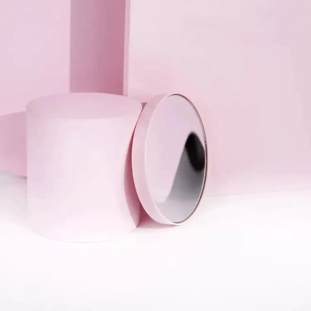 Brushworks Vergrootspiegel 8,5 cm - Baby Pink