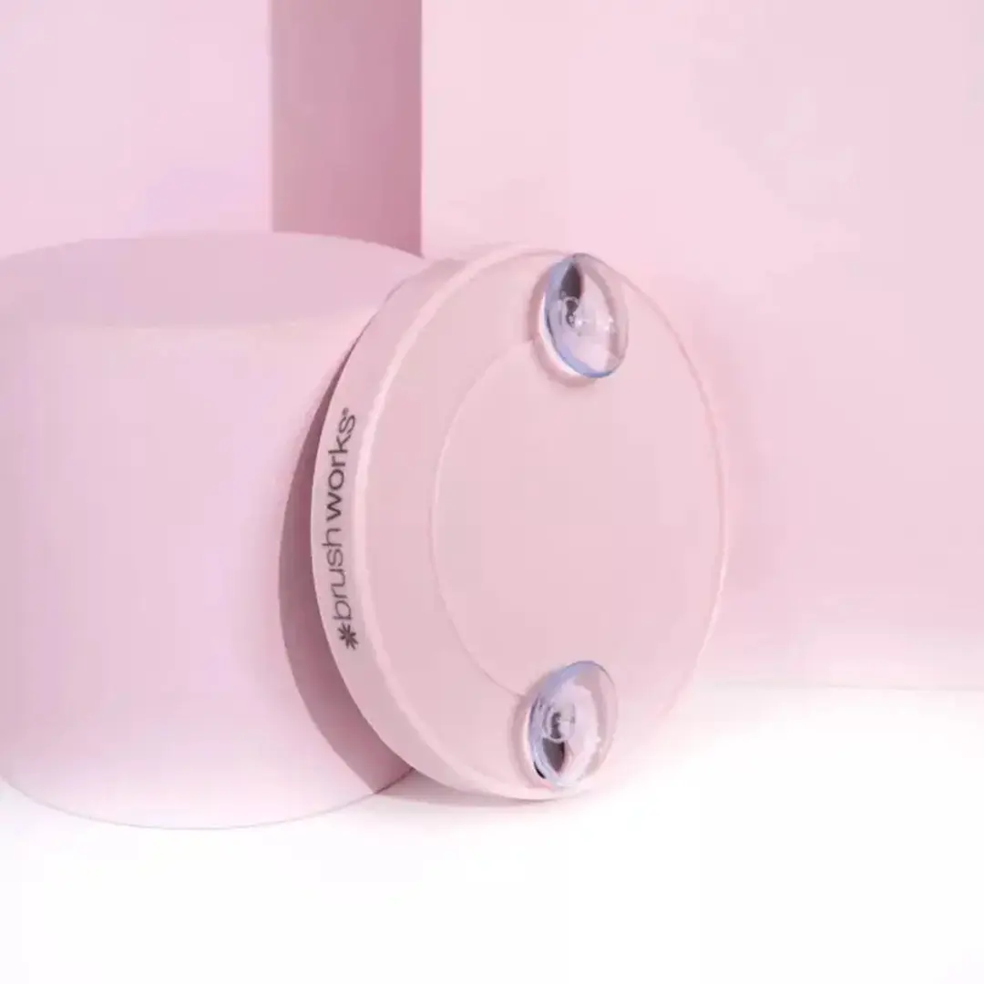 Brushworks Vergrootspiegel 8,5 cm - Baby Pink