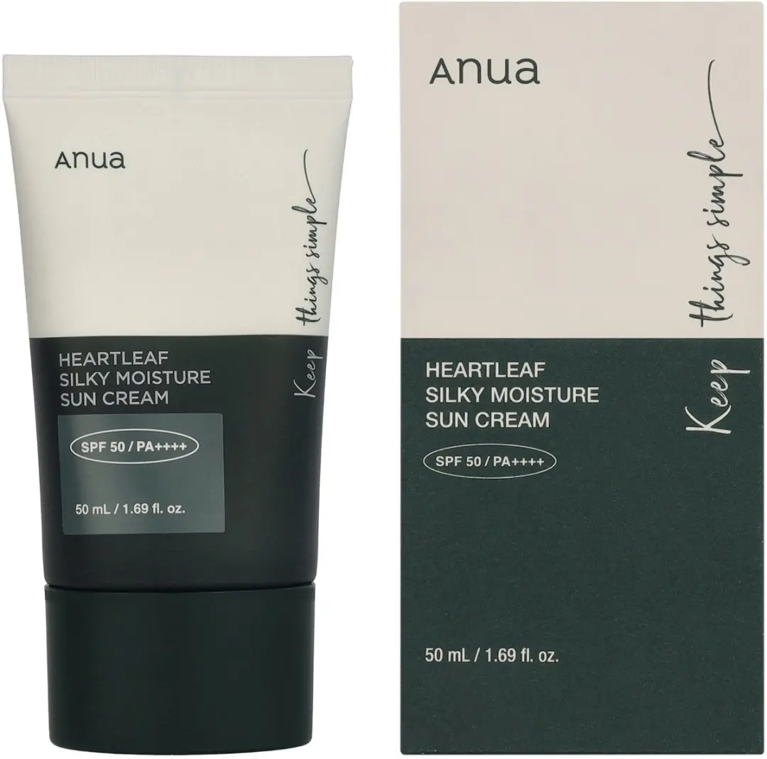 Anua Heartleaf Silky Moisture Sun Cream SPF50+ 50ml