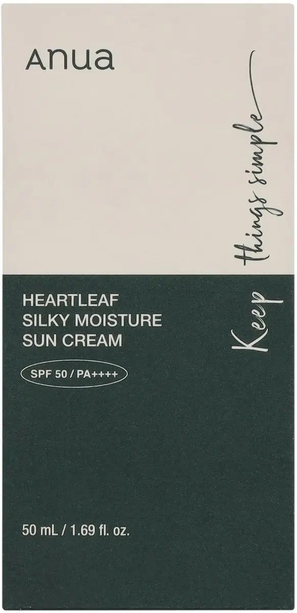 Anua Heartleaf Silky Moisture Sun Cream SPF50+ 50ml