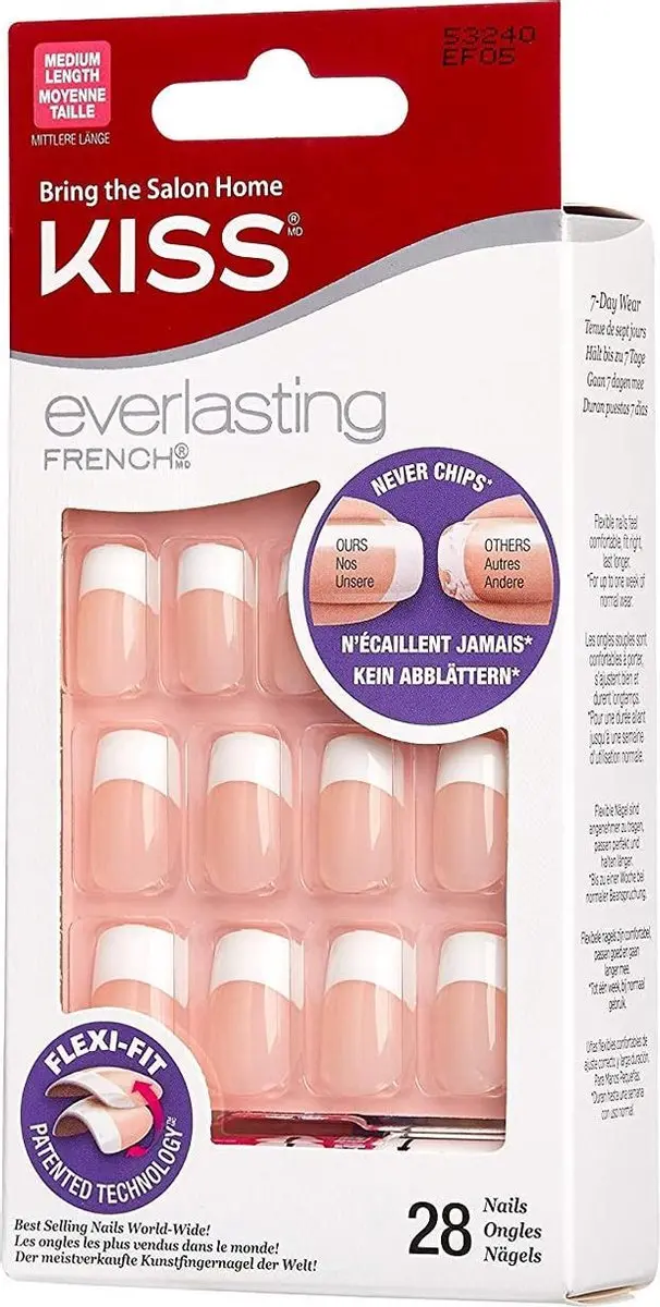Kiss Everlasting French Manicure Set - Infinite - 2g