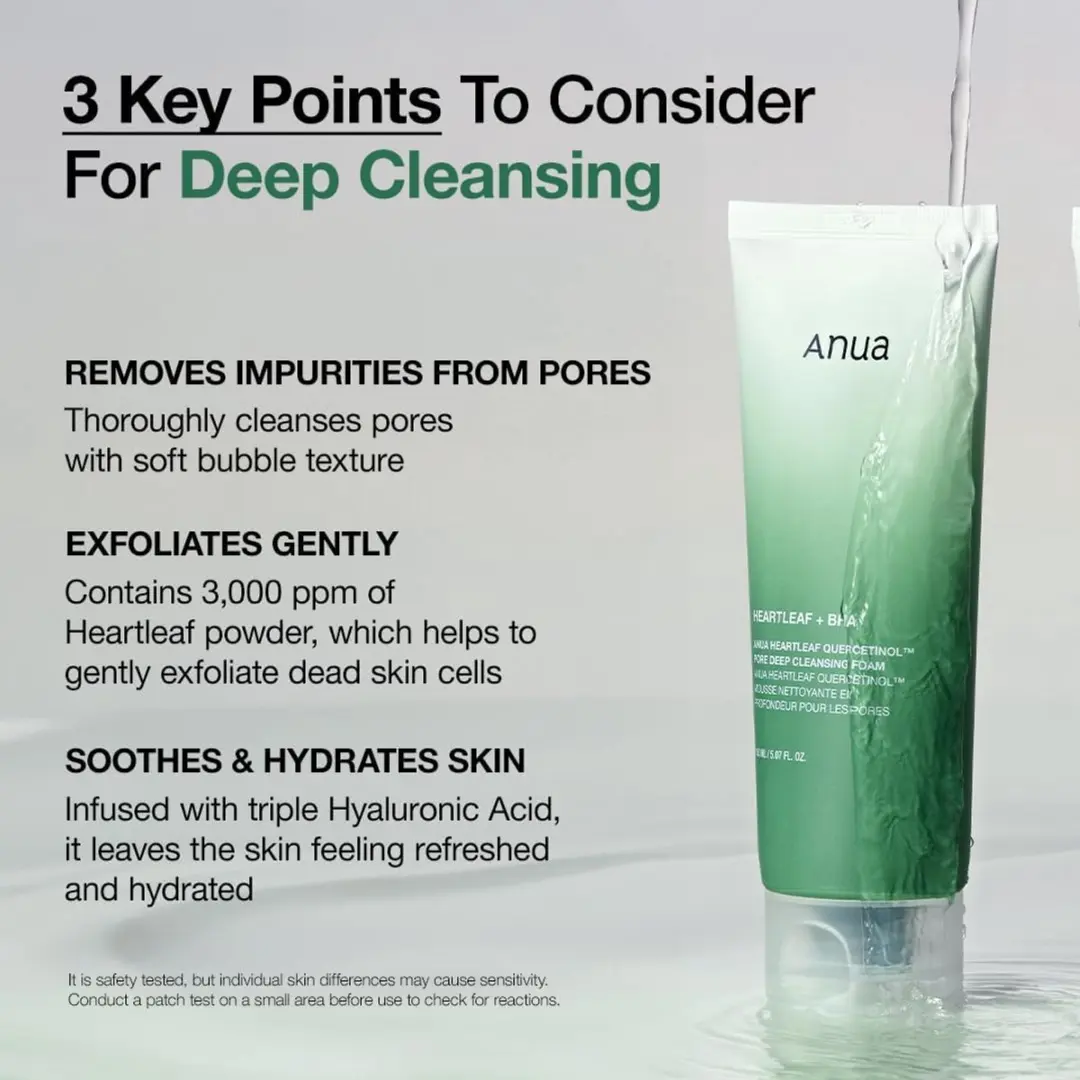 Anua Heartleaf + BHA Cleansing Foam 25ml