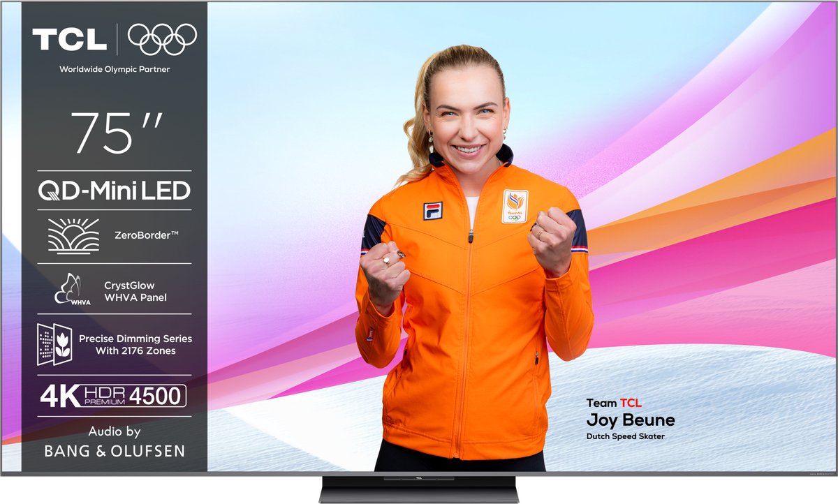 TCL 75Q8C - 75 inch - 4K MiniLED - 2025