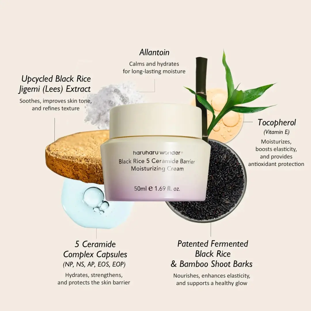 Haruharu Wonder Black Rice 5 Ceramide Barrièrecrème 50ml