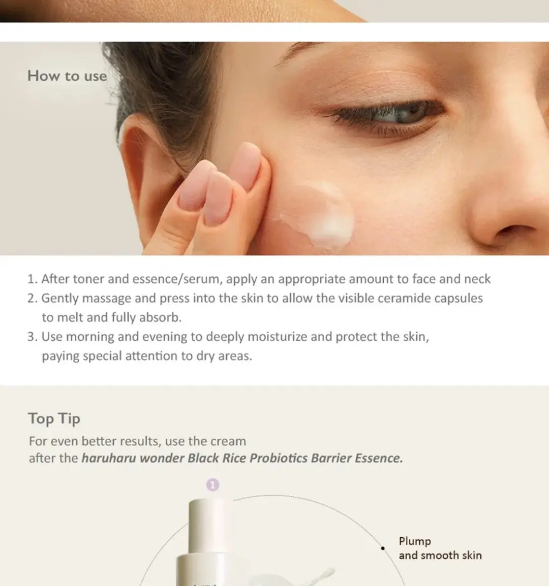 Haruharu Wonder Black Rice 5 Ceramide Barrièrecrème 50ml