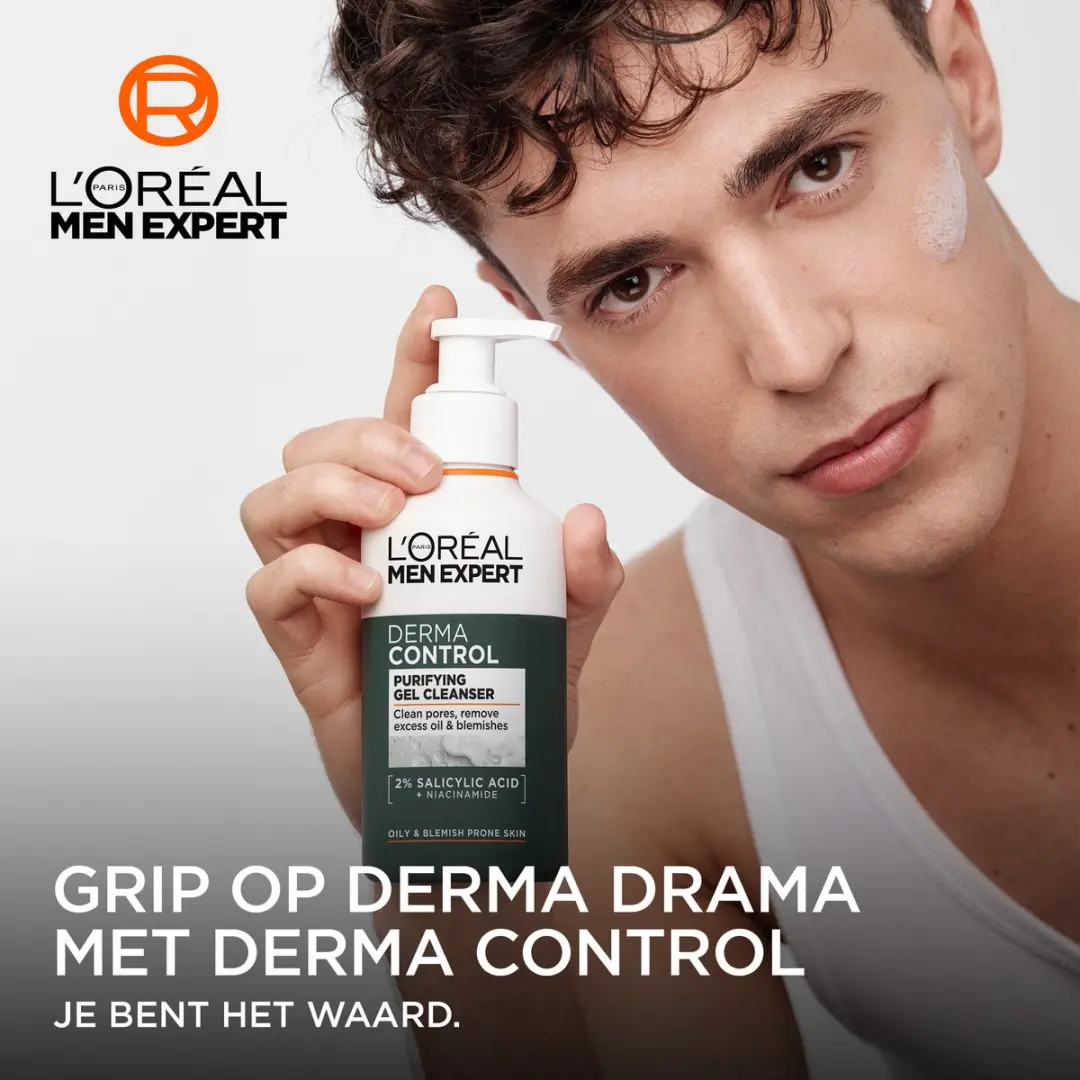 L'Oréal Paris Men Expert De Derma Control Reinigingsgel 260ml