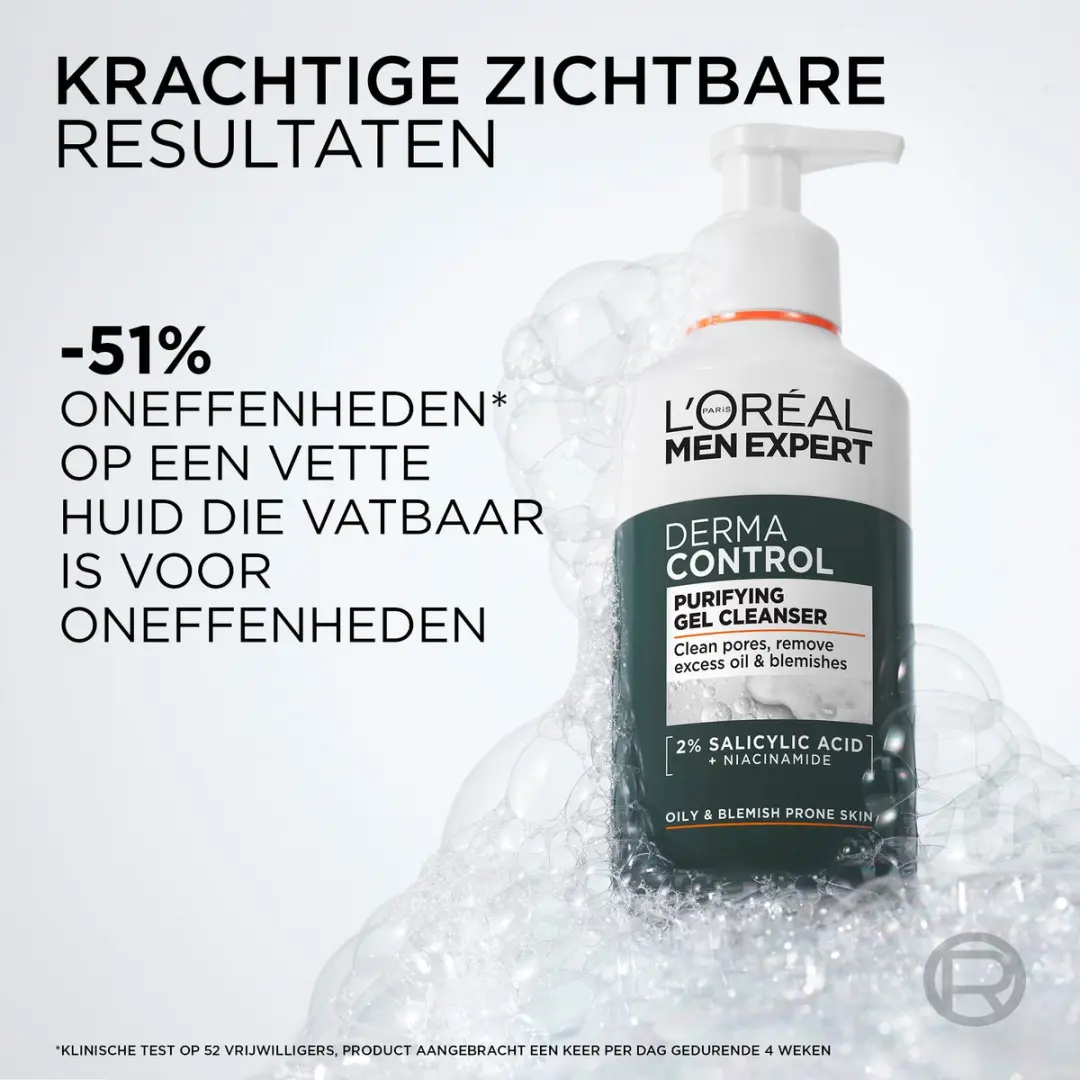 L'Oréal Paris Men Expert De Derma Control Reinigingsgel 260ml