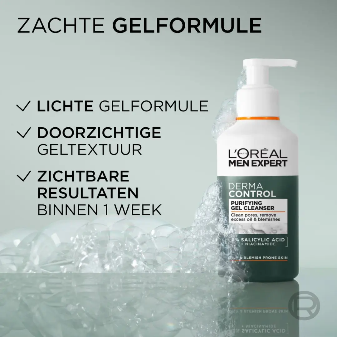 L'Oréal Paris Men Expert De Derma Control Reinigingsgel 260ml