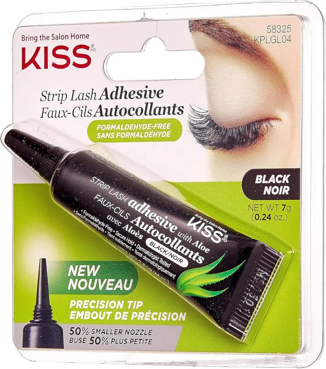 Kiss Wimperlijm Zwart met Aloe Vera 7g