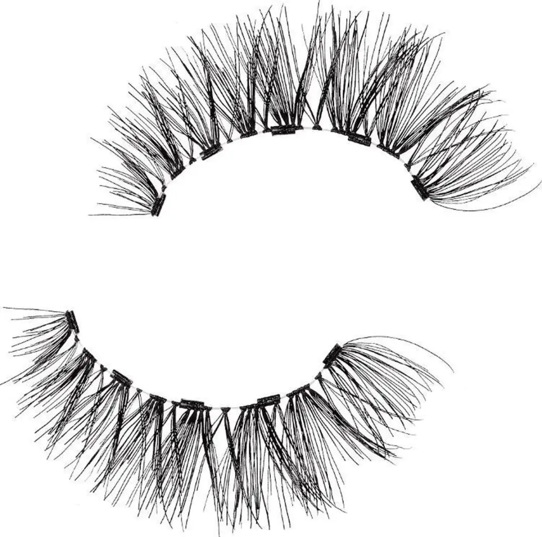 Kiss Wimpers Magnetic Eyeliner & Lash Kit Tempt - Nepwimpers 2 Stuks