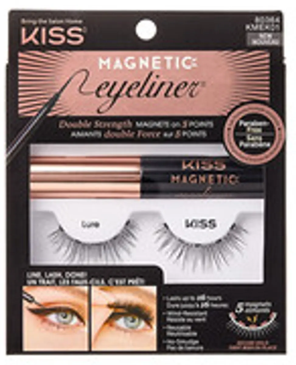 Kiss Wimpers Magnetic Eyeliner & Lash Kit Tempt - Nepwimpers 2 Stuks - afbeelding 6 van 6