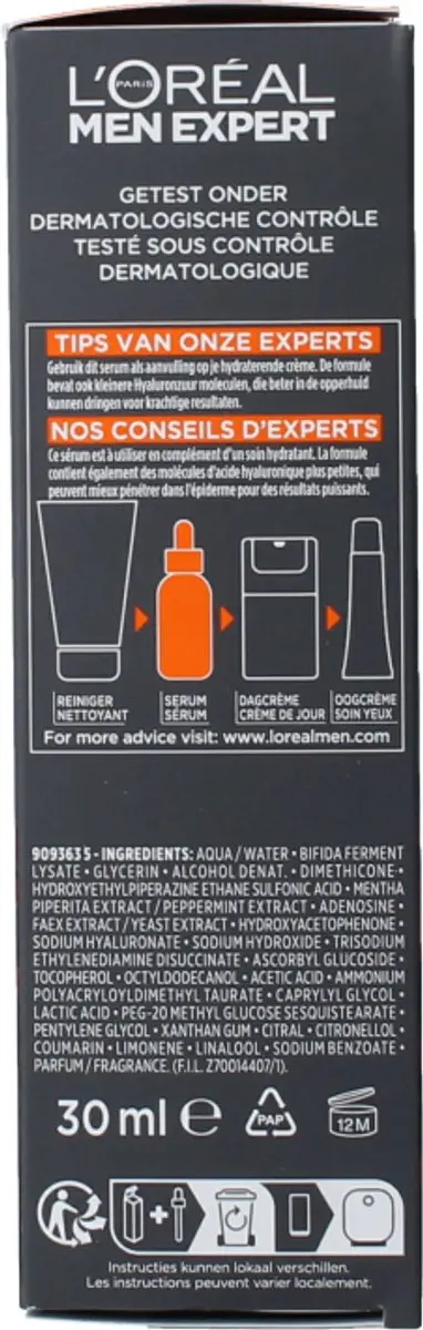 L'Oréal Paris Men Expert Power Age Serum Hyaluronzuur 30ml
