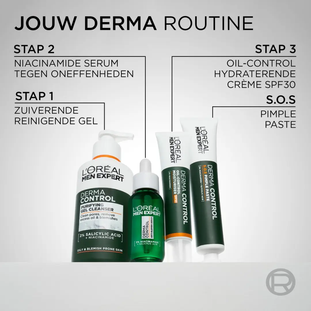 L'Oréal Paris Men Expert Derma Control Serum 30ml - Tegen oneffenheden