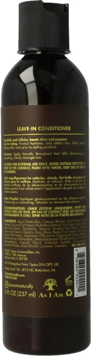 As I Am Naturally Leave-in Conditioner 237ml