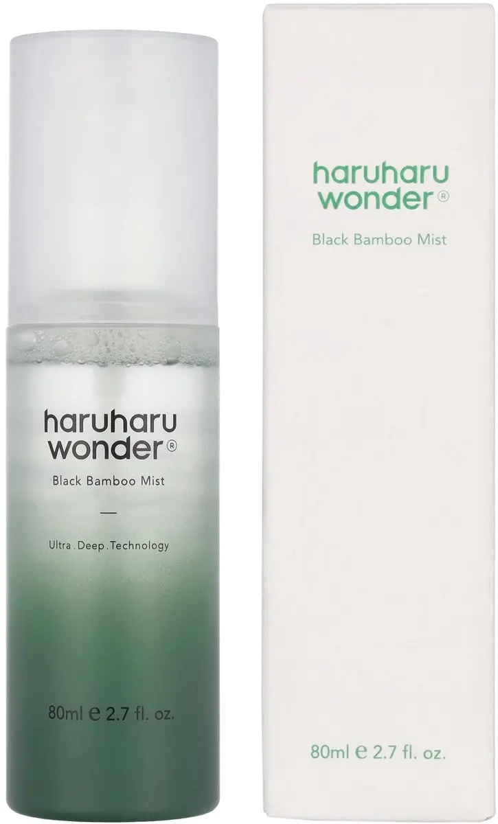 Haruharu Wonder Black Bamboo Mist Hydraterende Pletmolen 80ml