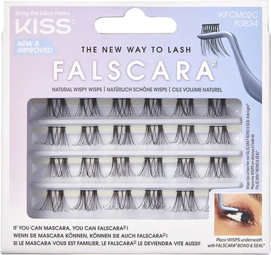 Kiss Wimpers Falscara Natural Wispy Wisps Multipack - 24 Stuks