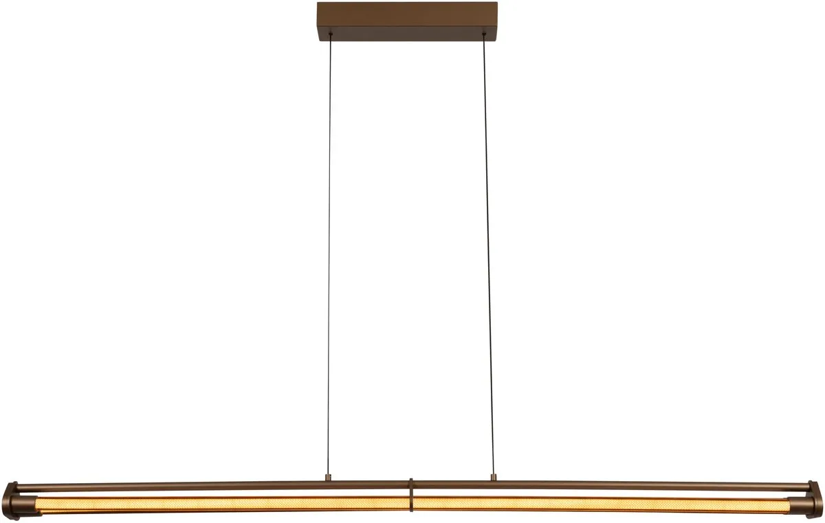 Lucide Janderin Hanglamp - LED 33W CCT Champagne - Handbewegingssensor