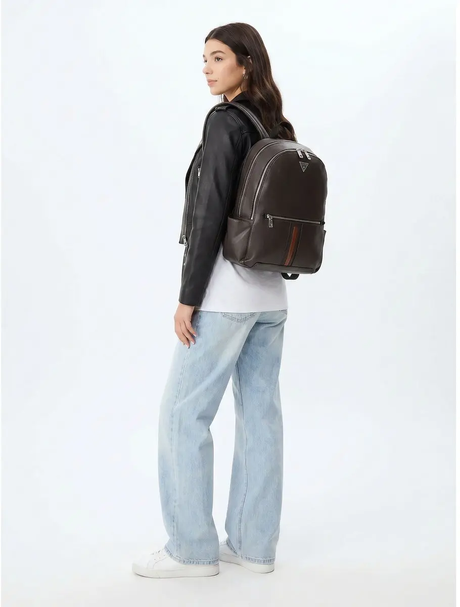 GUESS Torino Backpack Laptoprugzak - 15.4 inch - Anthracite Grey