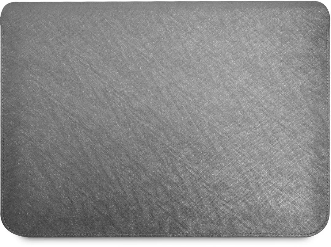 Guess Saffiano Laptoptas GUCS14PSATLG - 14 inch - Zilver