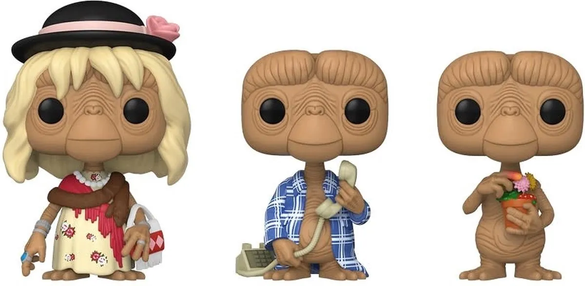 Funko Pop! Movies E.T. 40th Anniversary 3-Pack