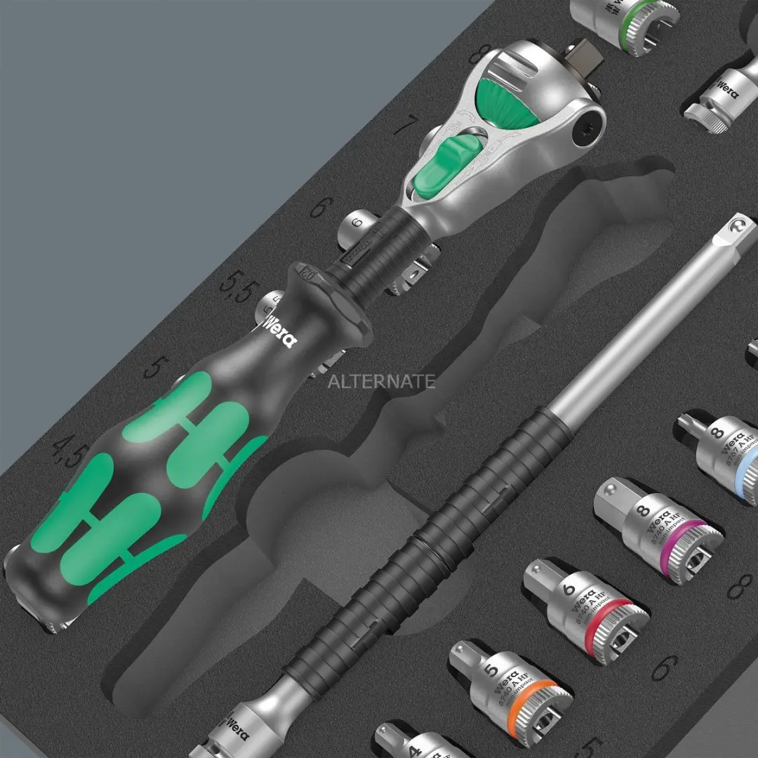 Wera Zyklop-Set 1 Schuimrubberen Inzetstukken 8000 A - 3mm